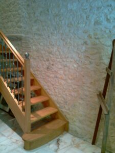 Dachary Escalier Gironde Balustres Metalliques Avec Viroles Acier 1