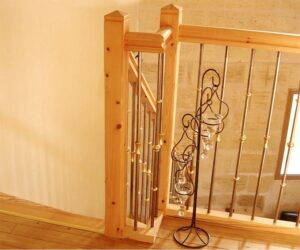Dachary Escalier Gironde Balustres Metalliques Avec Viroles Laitons 2