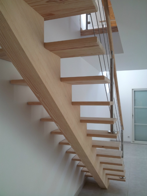 Dachary Escalier Gironde Main Courante Bois 1