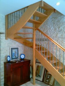 Dachary Escalier Gironde Marche De Depart Arrondi